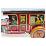 Collection of 3 Vintage Tin Litho Toy Cars