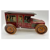 Collection of 3 Vintage Tin Litho Toy Cars