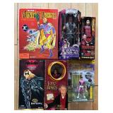 Collection of Six Action Figures - Batgirl, Xena, Lord of the Rings and More