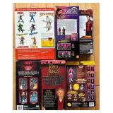 Collection of Six Action Figures - Batgirl, Xena, Lord of the Rings and More