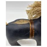 Vintage Stuffed Leather Horse Figurine