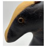 Vintage Stuffed Leather Horse Figurine