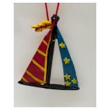 Set of Vintage Metal Figurines and Toys with Horse and Wagon