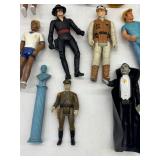 Vintage Action Figure Collection with Various Characters