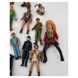 Vintage Action Figure Collection with Various Characters