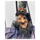 Handcrafted Kitchen Witch Marionette with Broom