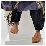 Handcrafted Kitchen Witch Marionette with Broom