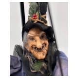 Handcrafted Kitchen Witch Marionette with Broom