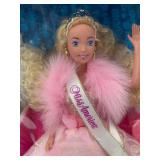 Collection of 9 Vintage Dolls including Miss America and Dorothy Hamill