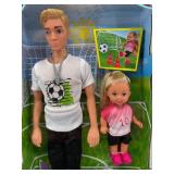 Collection of 9 Vintage Dolls including Miss America and Dorothy Hamill