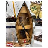 Collection of 13 Handcrafted Model Boats and Ships with Unique Designs