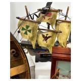 Collection of 13 Handcrafted Model Boats and Ships with Unique Designs