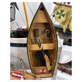 Collection of 13 Handcrafted Model Boats and Ships with Unique Designs