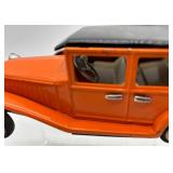 Set of 2 Vintage Model Cars - Classic Convertible and Antique Sedan