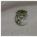 Vintage German Weather House and Porcelain Sheep Figurines