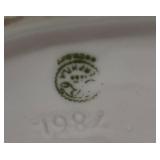 Vintage German Weather House and Porcelain Sheep Figurines