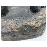 Michael Garman Cowboy Sculpture Signed and Dated 1989