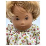 Vintage Sasha Baby Doll with Floral Dress and Bonnet