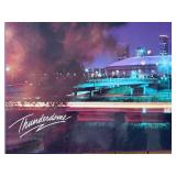 Thunderdome Lightning Cityscape Poster