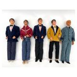Vintage Ken Doll Collection - Set of 5 with Original Outfits