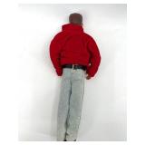 Collection of 4 Vintage Ken Dolls with Varied Outfits including Harley Davidson