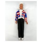 Collection of 4 Vintage Ken Dolls with Varied Outfits including Harley Davidson