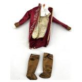 Vintage Ken Doll with Star-Patterned Pants and Accessories