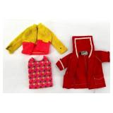 Vintage Barbie Doll Clothing Set with Dresses, Blouses, and Accessories