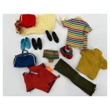 Collection of Vintage Ken Doll Clothing and Accessories