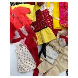 Vintage Barbie Doll Clothing Lot - Assorted Styles and Colors