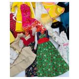 Vintage Barbie Doll Clothing Lot - Assorted Styles and Colors