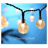 Dartwood Solar Crystal Ball String LED Lights