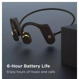 Conduction Labs Allegro Open-Ear Bluetooth Ultra Light Headphones (White)