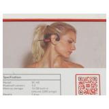 Dartwood Bone Conduction Headphones - Waterproof Wireless Bluetooth Open Ear with 16 GB Internal Storage (Black)