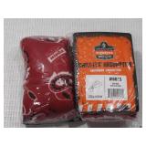 NEW 2 Pack of Ergodyne Chill-Its 6615 High-Performance Bandana Do Rag - Terry Cloth Sweatband - Red Western