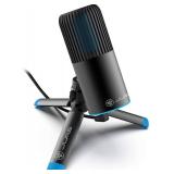 JLab Talk Go USB Microphone, USB-C Output, Cardioid or Omnidirectional,, 20Hz, 20kHz Frequency Response, Plug and Play