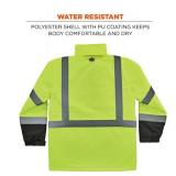 NEW Ergodyne GloWear 8384 Hi-Vis Winter Jacket Quilted Parka - Type R, Class 3 - LIME 2XL