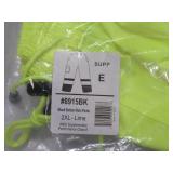 NEW Ergodyne GloWear 8915BK Hi-Vis Rain Pants - Class E, Black Bottom - LIME 2XL