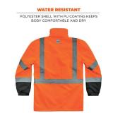 NEW Ergodyne GloWear 8384 Hi-Vis Winter Jacket Quilted Parka - Type R, Class 3 ORANGE Large