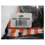 NEW 2 Pack of Ergodyne Skullerz LOKI Convertible Safety Spoggles w/ Strap -Black-Indoor/Outdoor Lens