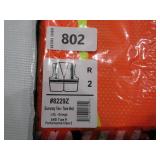 NEW GloWear 8229Z Two-Tone Hi-Vis Safety Vest - Type R, Class 2, Zipper, Economy - ORANGE L/XL