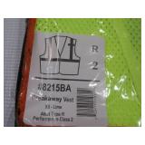 NEW Ergodyne GloWear 8215BA Breakaway Mesh Hi-Vis Safety Vest - Type R, Class 2, Economy - XS - LIME
