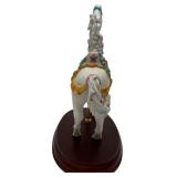 VINTAGE LENOX PORCELAIN 24K GOLD 1993 "SEASIDE" CAROUSEL HORSE