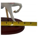 VINTAGE LENOX PORCELAIN 24K GOLD 1993 "SEASIDE" CAROUSEL HORSE