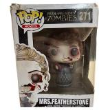 POP! "MRS. FEATHERSTONE" #271 PRIDE AND PREJUDICE+ ZOMBIES VINYL FIGURE