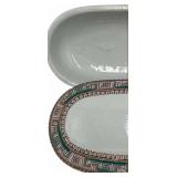 VINTAGE PORCELAIN 3 SECTION KEEPSAKE BOX