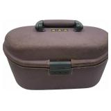 VINTAGE SAMSONITE TRAVEL VANITY LUGGAGE CASE, COLOR: PURPLE/LAVENDER