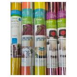 CRICUT MIXED VINYL LOT, 5 ROLLS