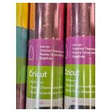 CRICUT MIXED VINYL LOT, 5 ROLLS
