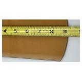 VINTAGE AMBER BEVELED CHANDELIER GLASS PANE REPLACEMENT